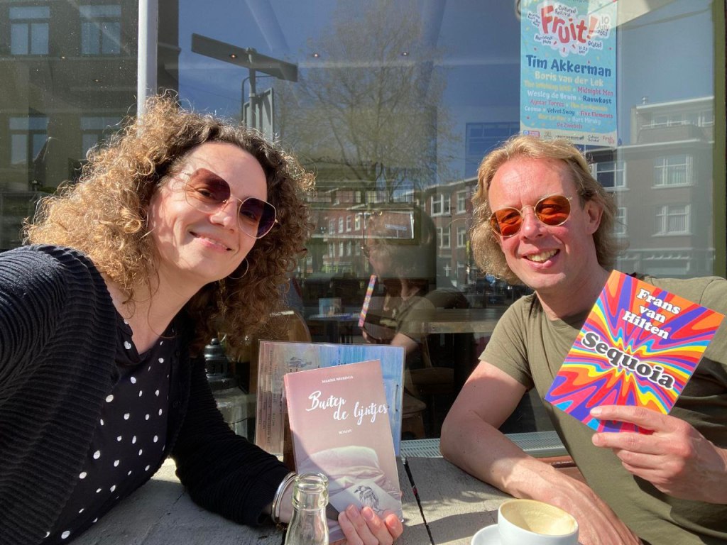 Maaike Wieringa en Frans van Hilten met hun romans