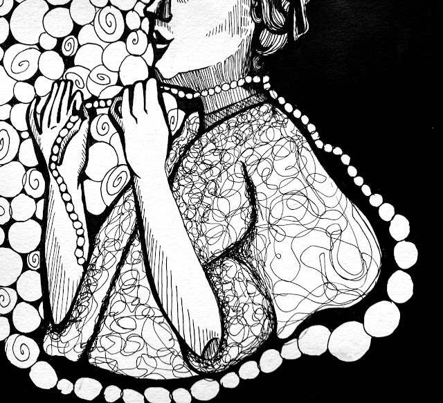 Illustratie Nawoord, door Mariken Maas