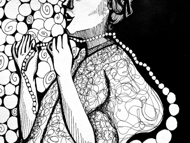 Illustratie Nawoord, door Mariken Maas