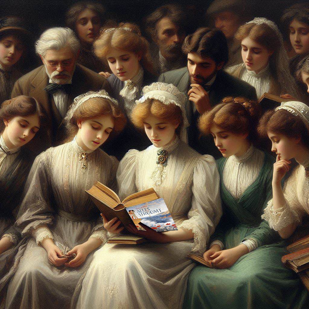 Leesclub (gegenereerd met AI)